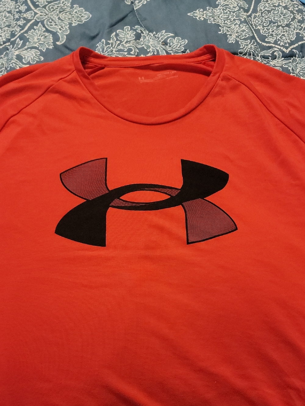 Under Armour Men’s Short-Sleeve Performance Tee in Bright Red 3XL PLUS SIZE